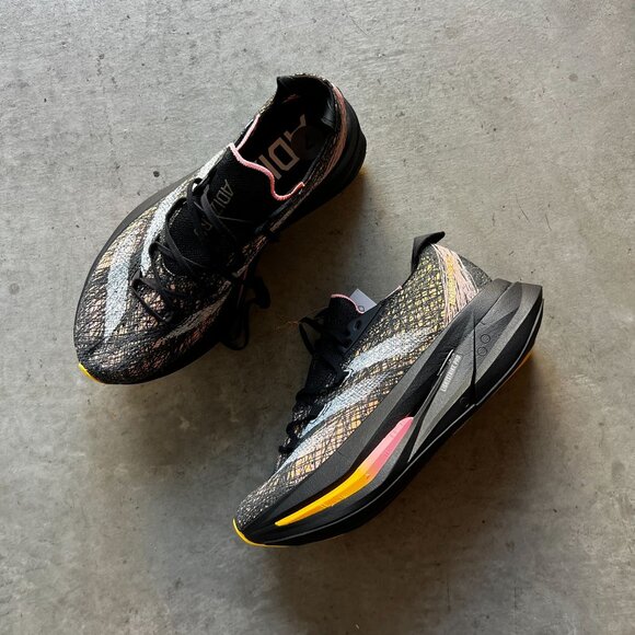 Adidas Adizero Prime X 2.0 Strung Black Spark ID0267 M:7 / W:8 Running Sneakers - Picture 1 of 7